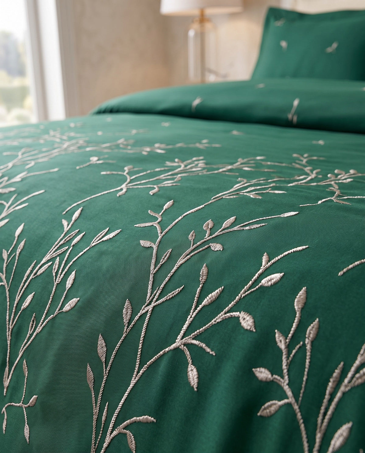 Royal Embroidery Queen Duvet Cover