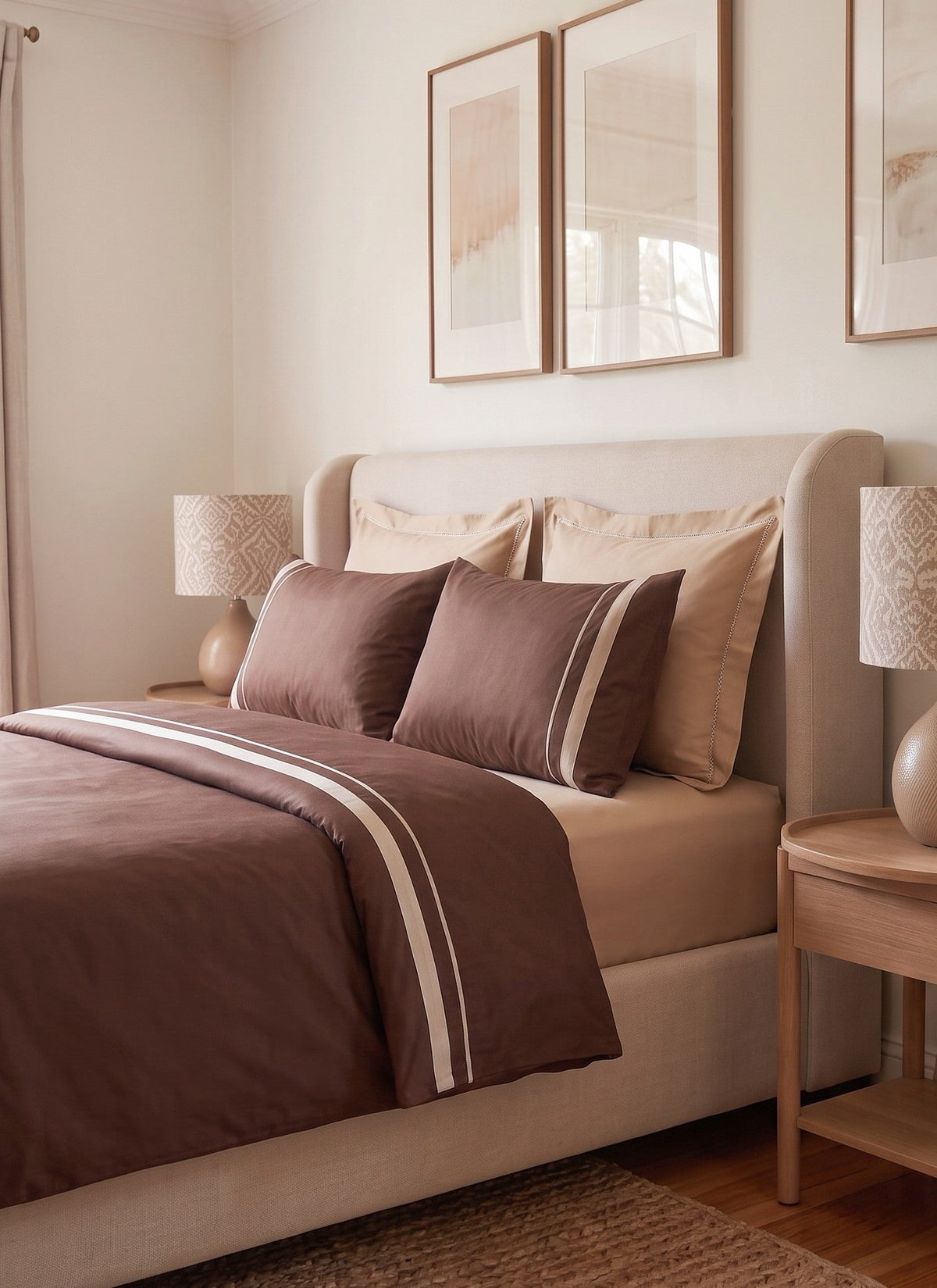 Ultimate Comfort - Queen Flat Sheet in Coffee