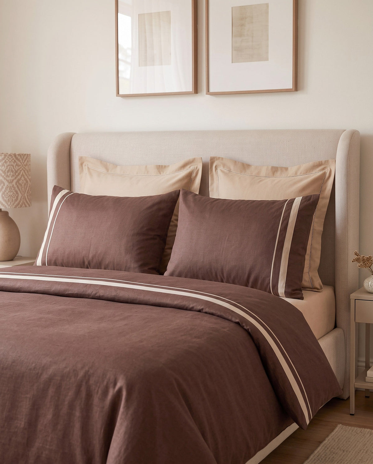 Ultimate Comfort - Standard Pillow cases in Coffee