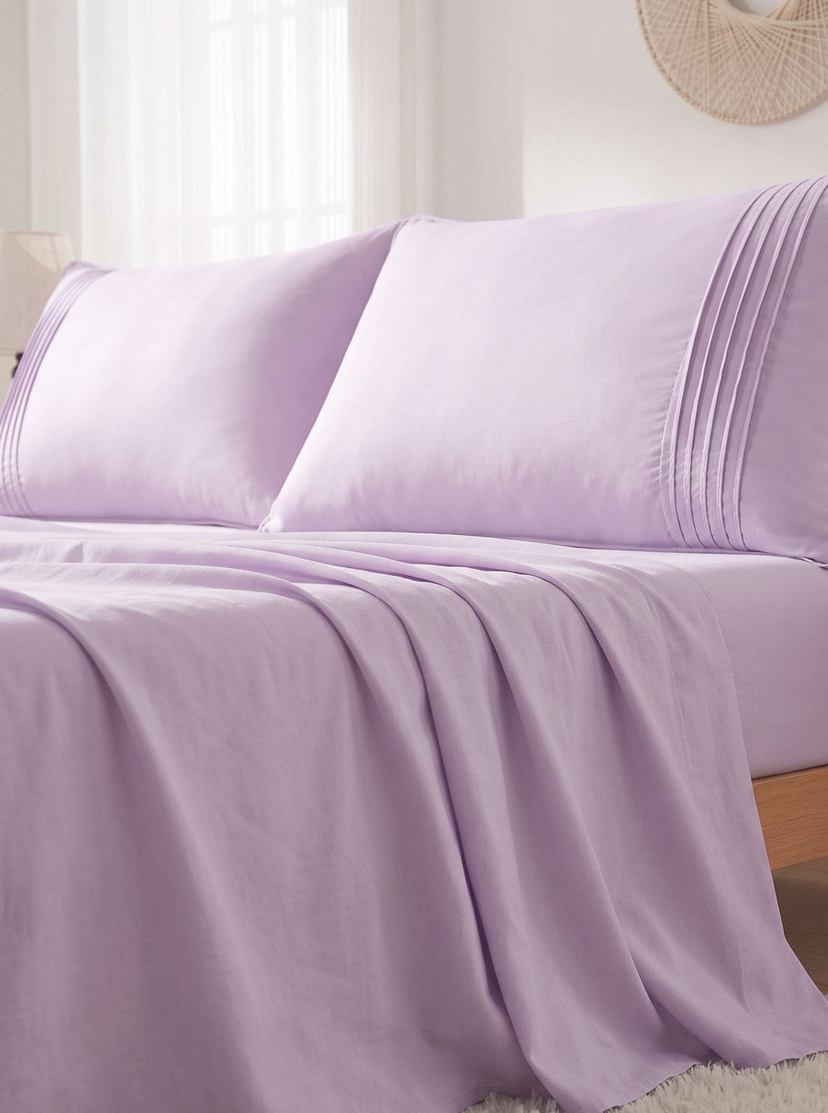 TESSERA Essentials Basic Line - Fitted Sheet Set - Lilac