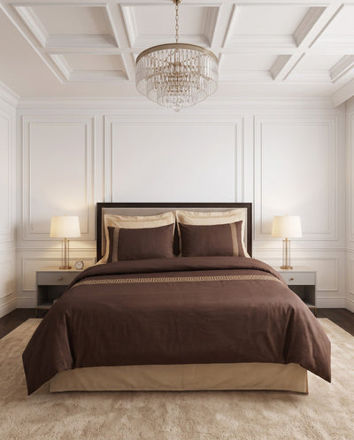 Queen Duvet Cover with Embroidery
