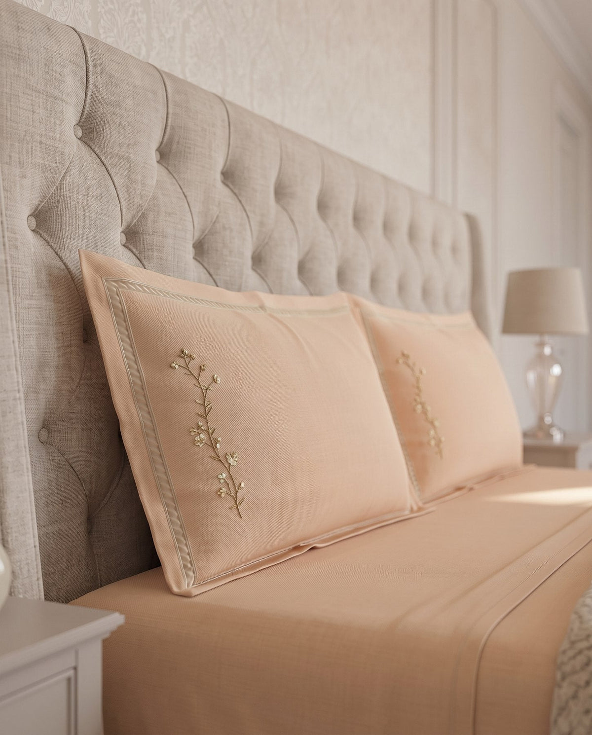 Verdian-Oxford Pillow cases in Simone