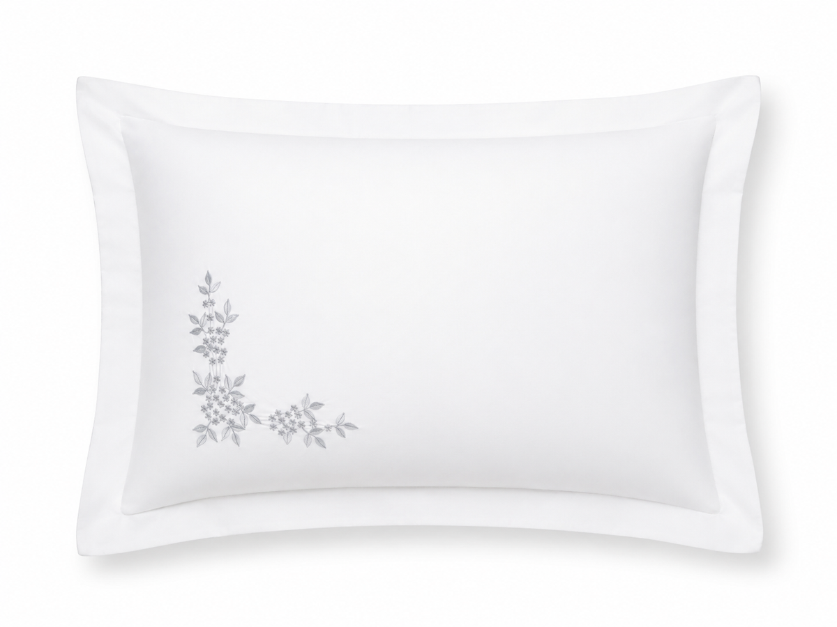 Signature – Flat Sheet Set with Floral Embroidery