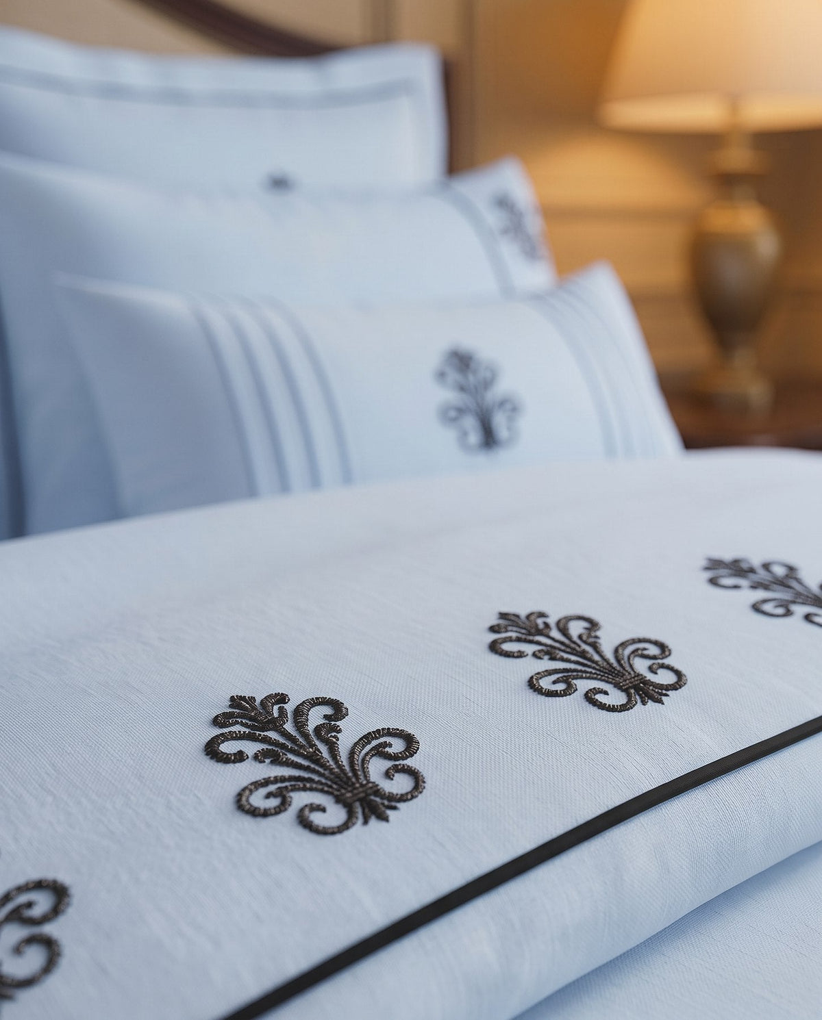 Atelier-Queen Flat Sheet - Baby Blue
