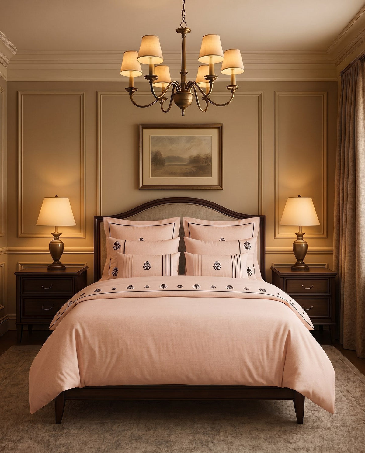 Atelier – Queen Fitted Sheet in Simone