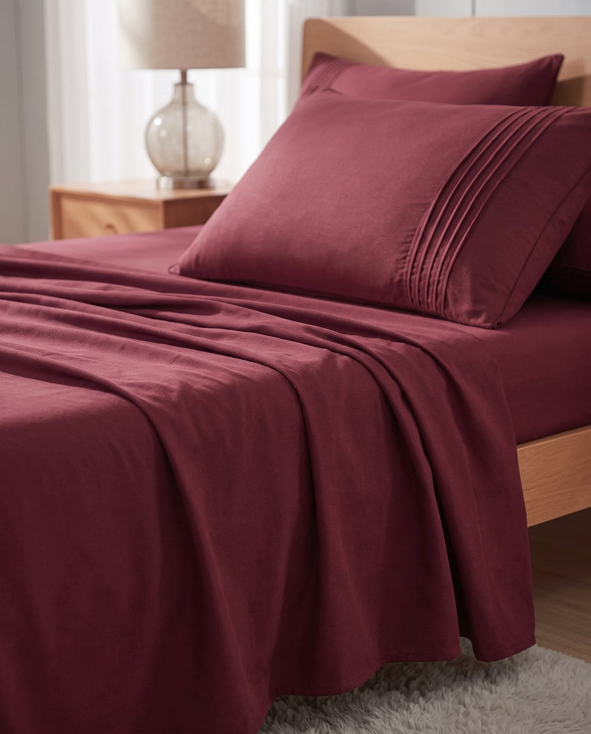 TESSERA Essential Basic - Duvet Cover Set - Bordeaux