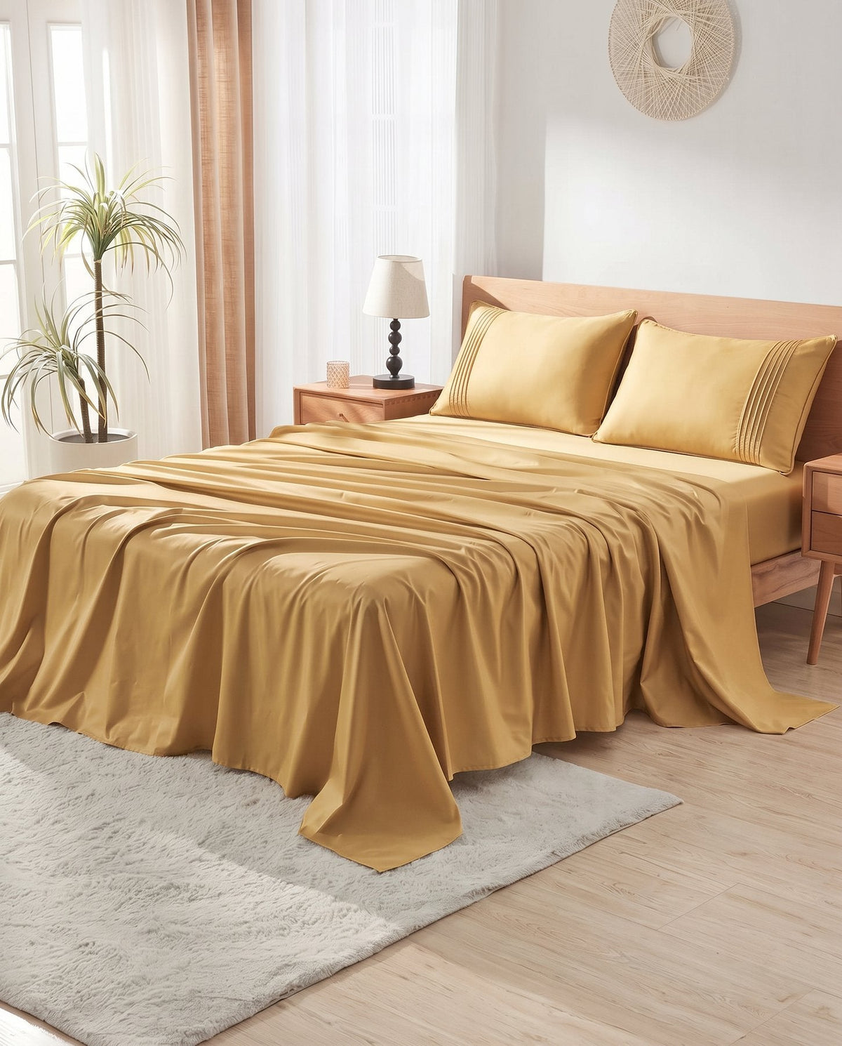 TESSERA Essentials Basic Line - Flat Sheet Set - Gold