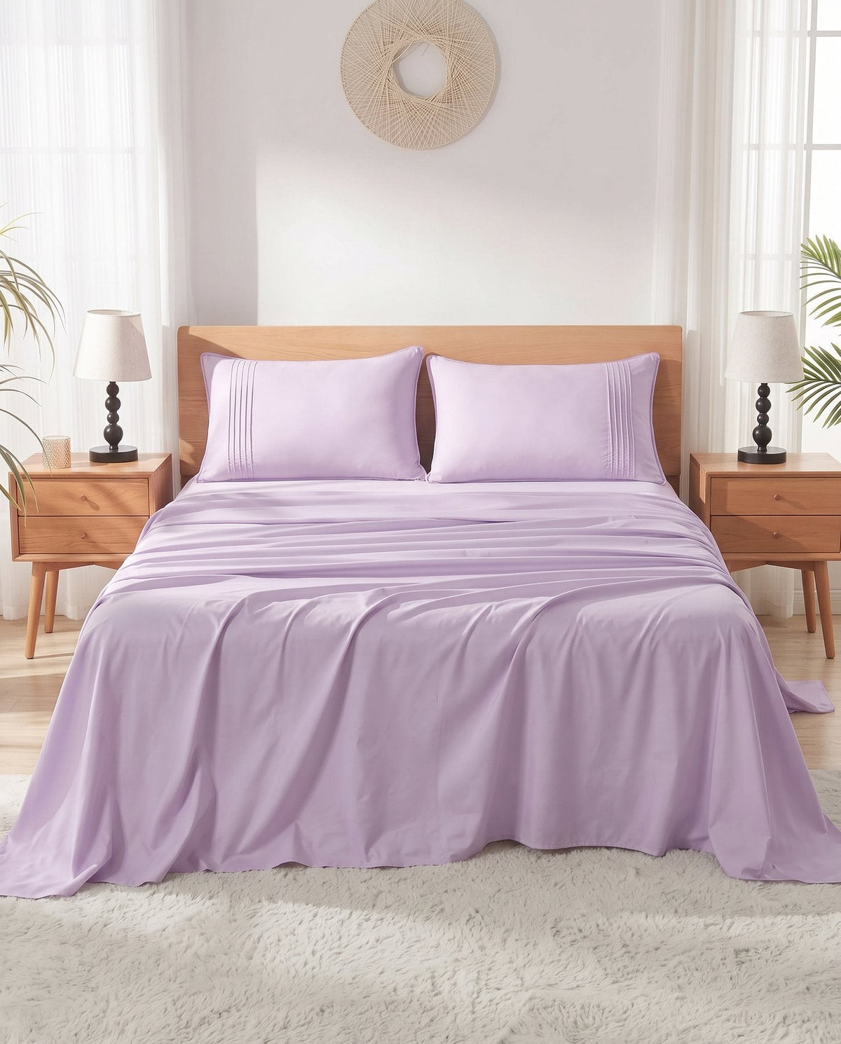 TESSERA Essential Basic - Duvet Cover Set - Lilac