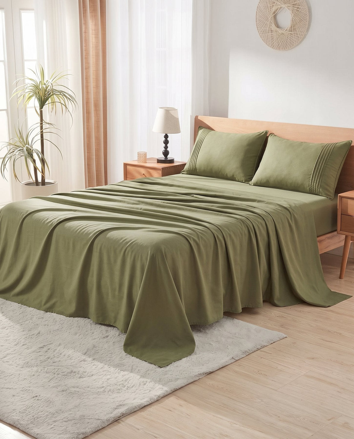 TESSERA Essential Basic - Duvet Cover Set - Olive