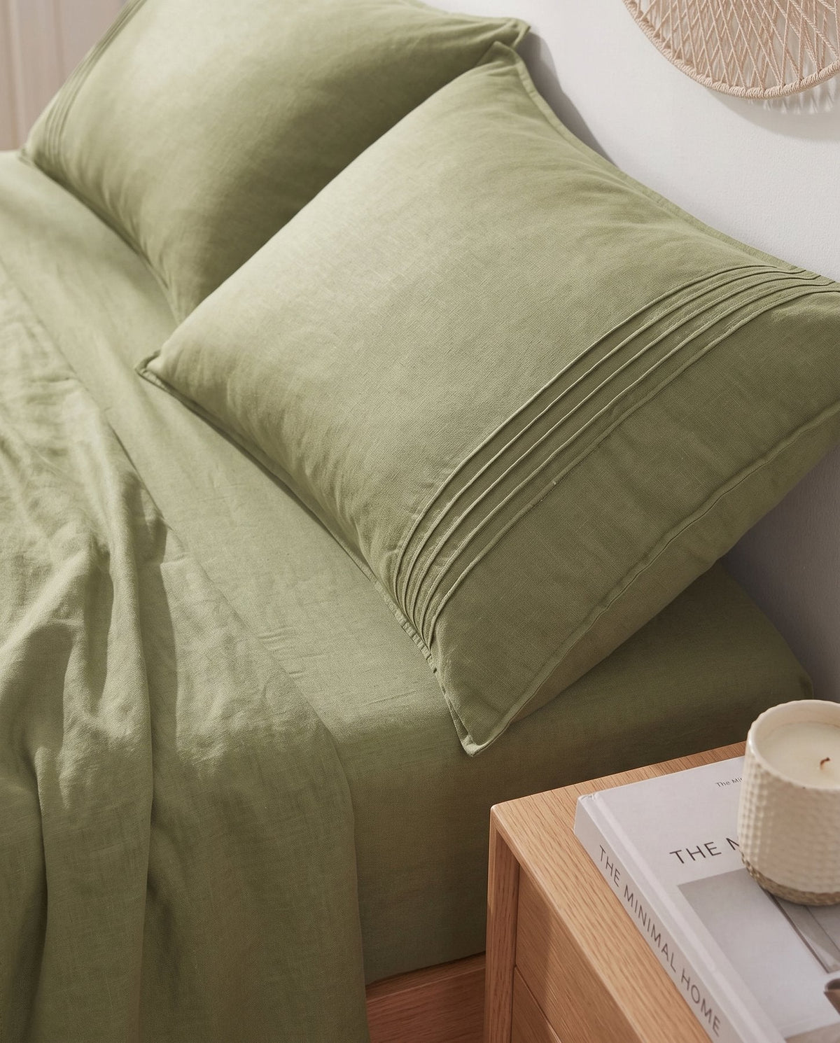TESSERA Essentials Basic Line - Flat Sheet Set - Olive