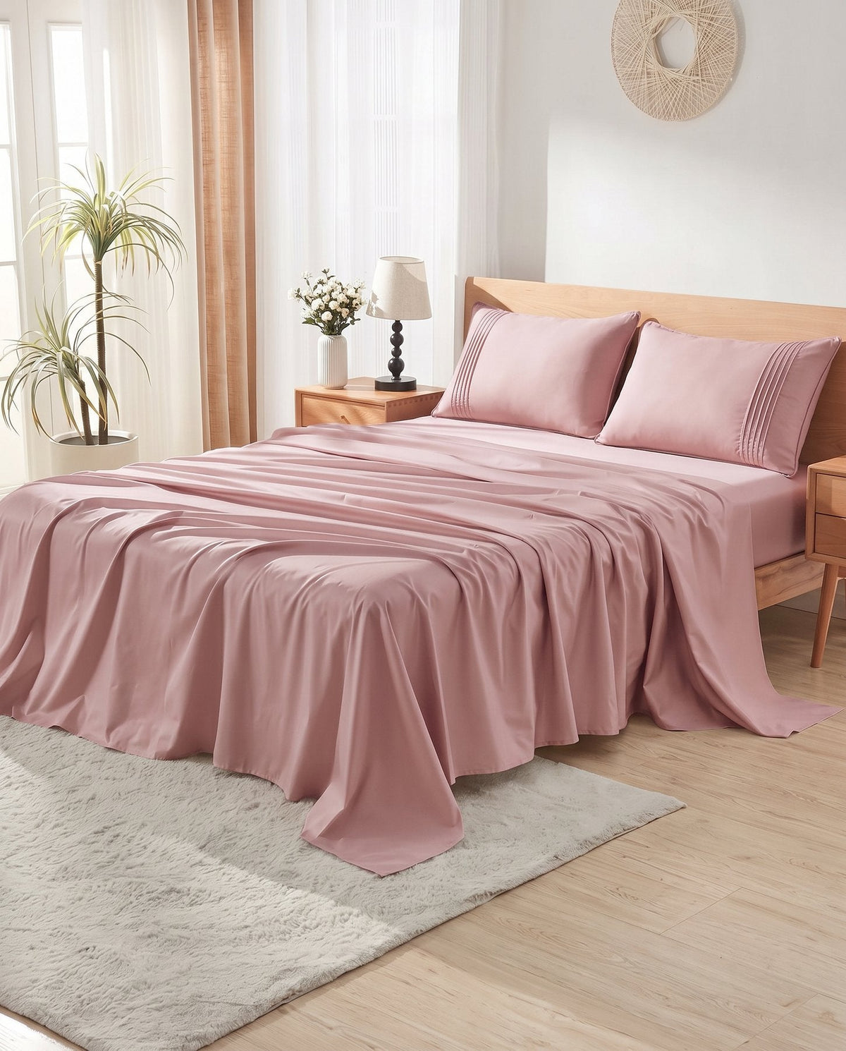 TESSERA Essential Basic - Duvet Cover Set - Rose