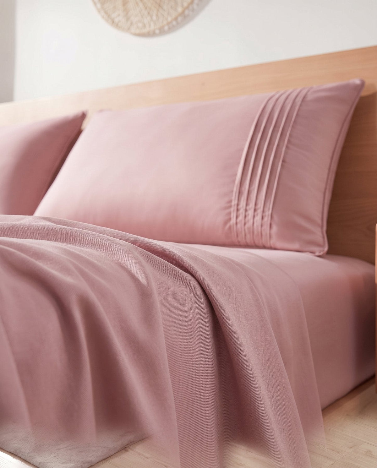 TESSERA Essentials Basic Line - Flap Pillow Case Set - Rose