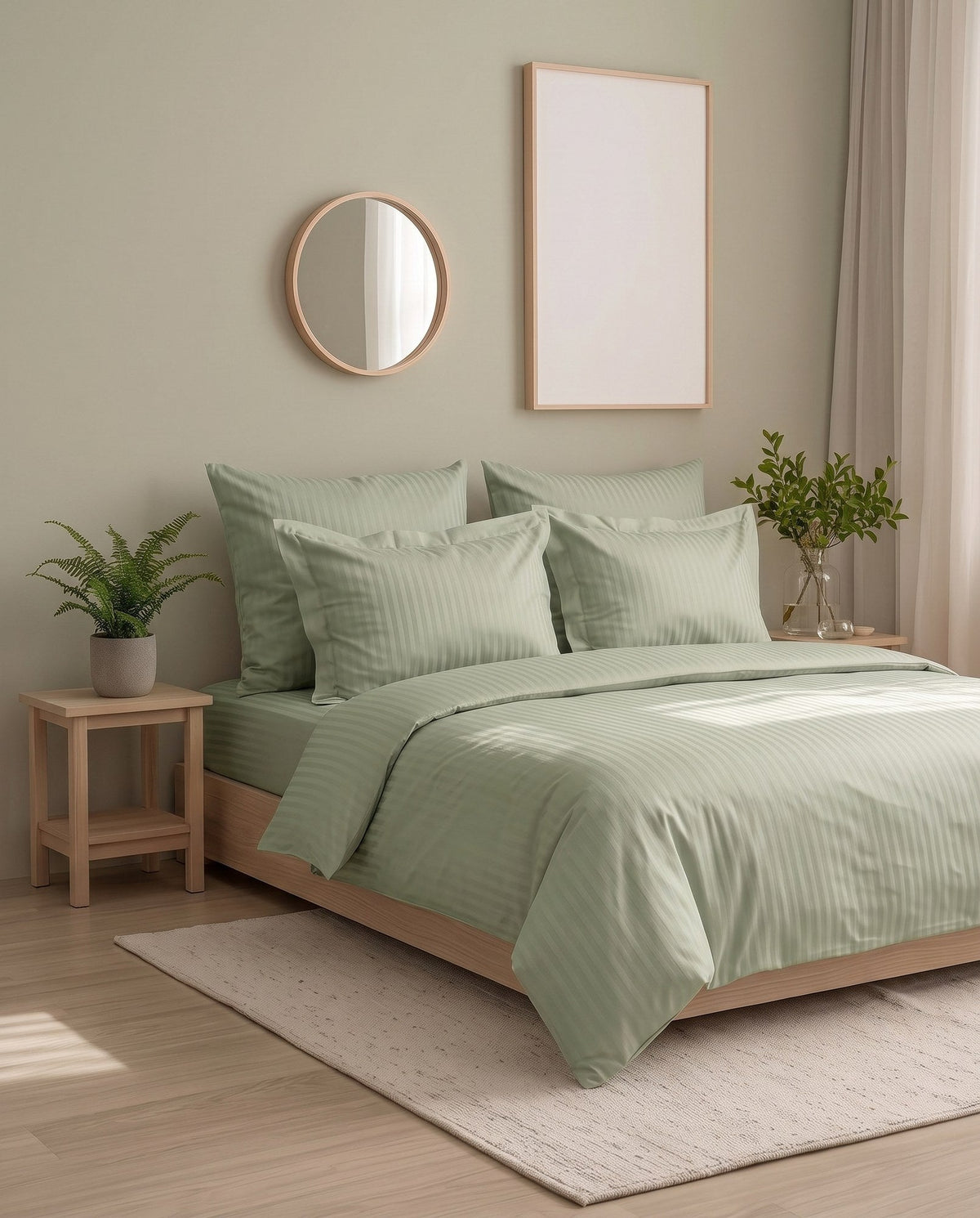 Grace – Duvet Cover Set - Mint