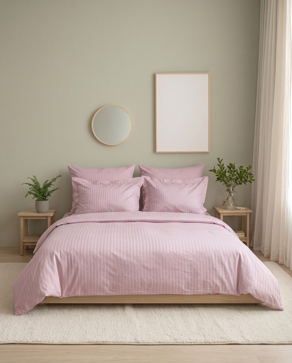 Grace – Flat Sheet Set - Violet