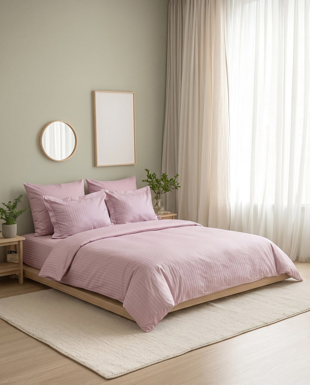 Grace – Flat Sheet Set - Violet