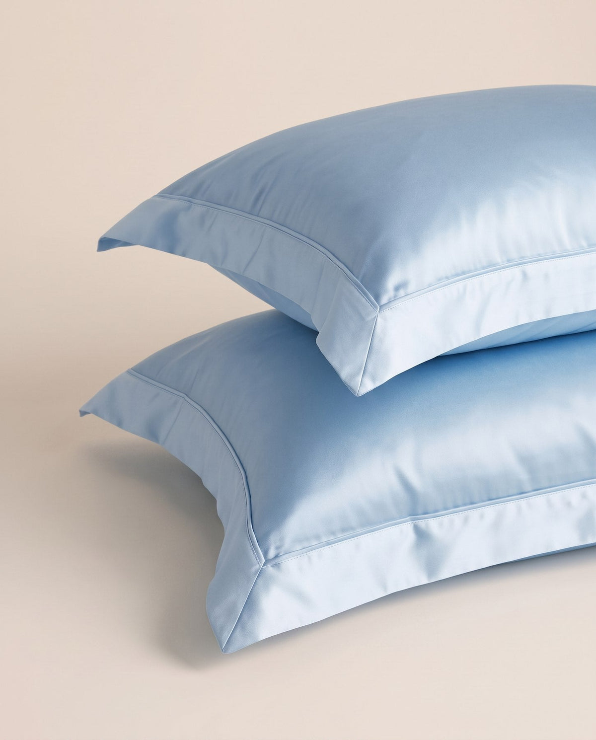TESSERA Prestige Basic Line - Oxford Pillow Case Set - Baby Blue