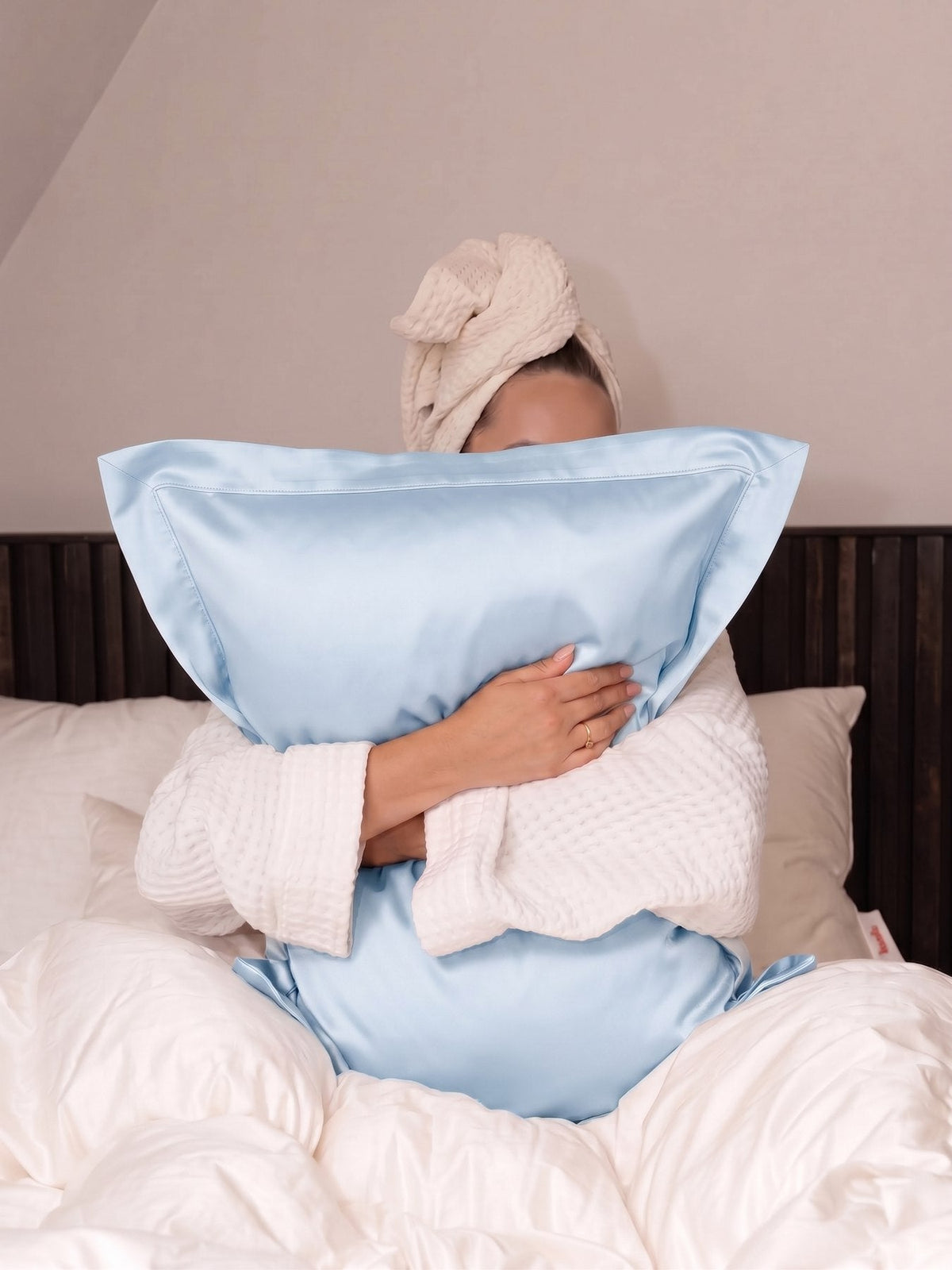 TESSERA Prestige Basic Line - Oxford Pillow Case Set - Baby Blue