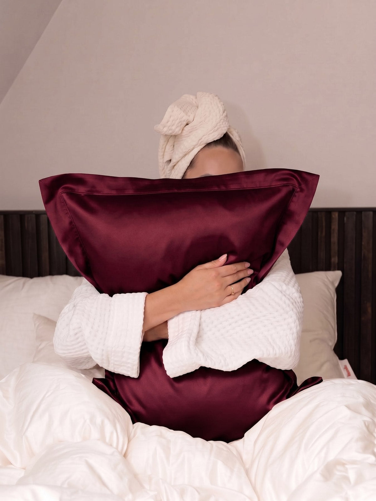 TESSERA Prestige Basic Line - Oxford Pillow Case Set - Burgundy