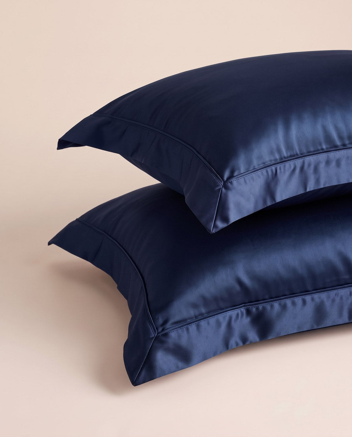 TESSERA Prestige Basic Line - Oxford Pillow Case Set - Dark Blue