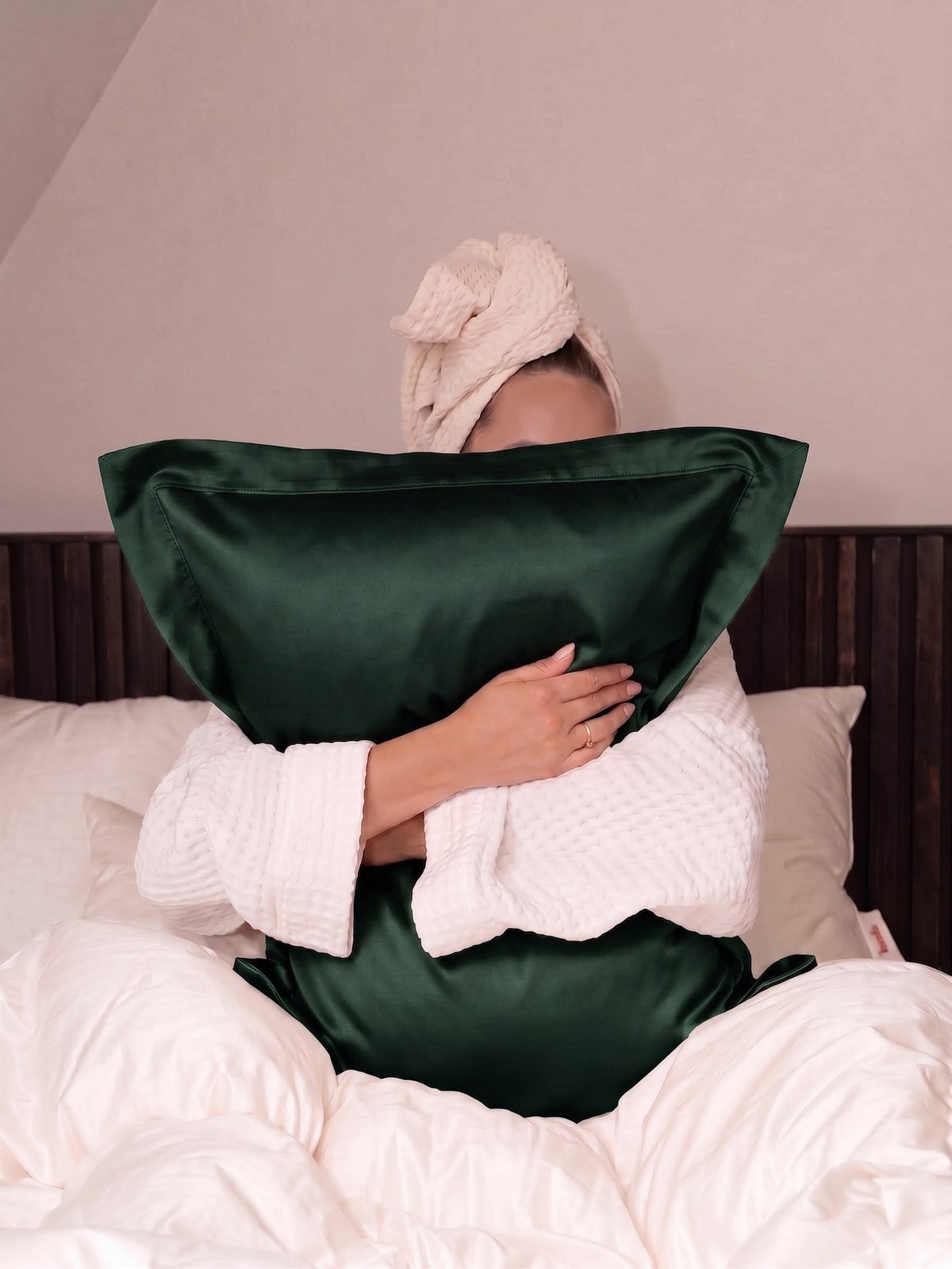TESSERA Prestige Basic Line - Oxford Pillow Case Set - Dark Green