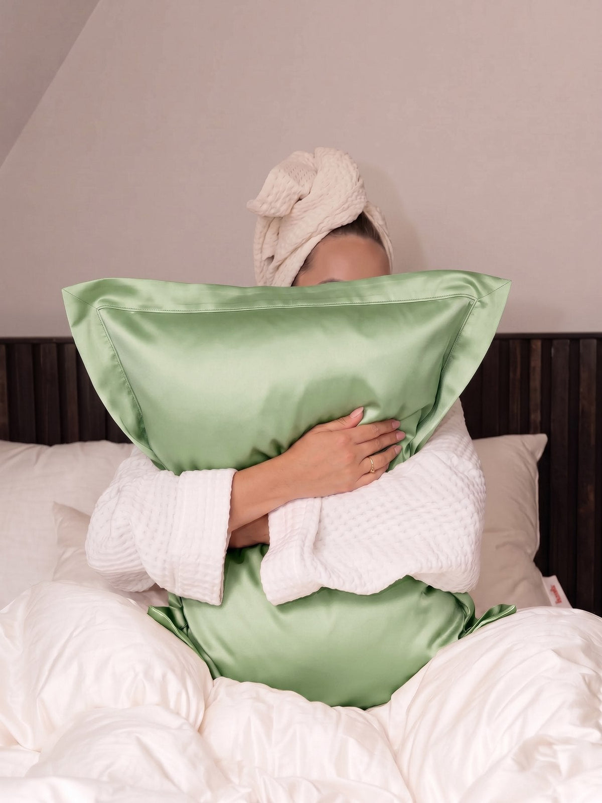 TESSERA Prestige Basic Line - Oxford Pillow Case Set - Light Green