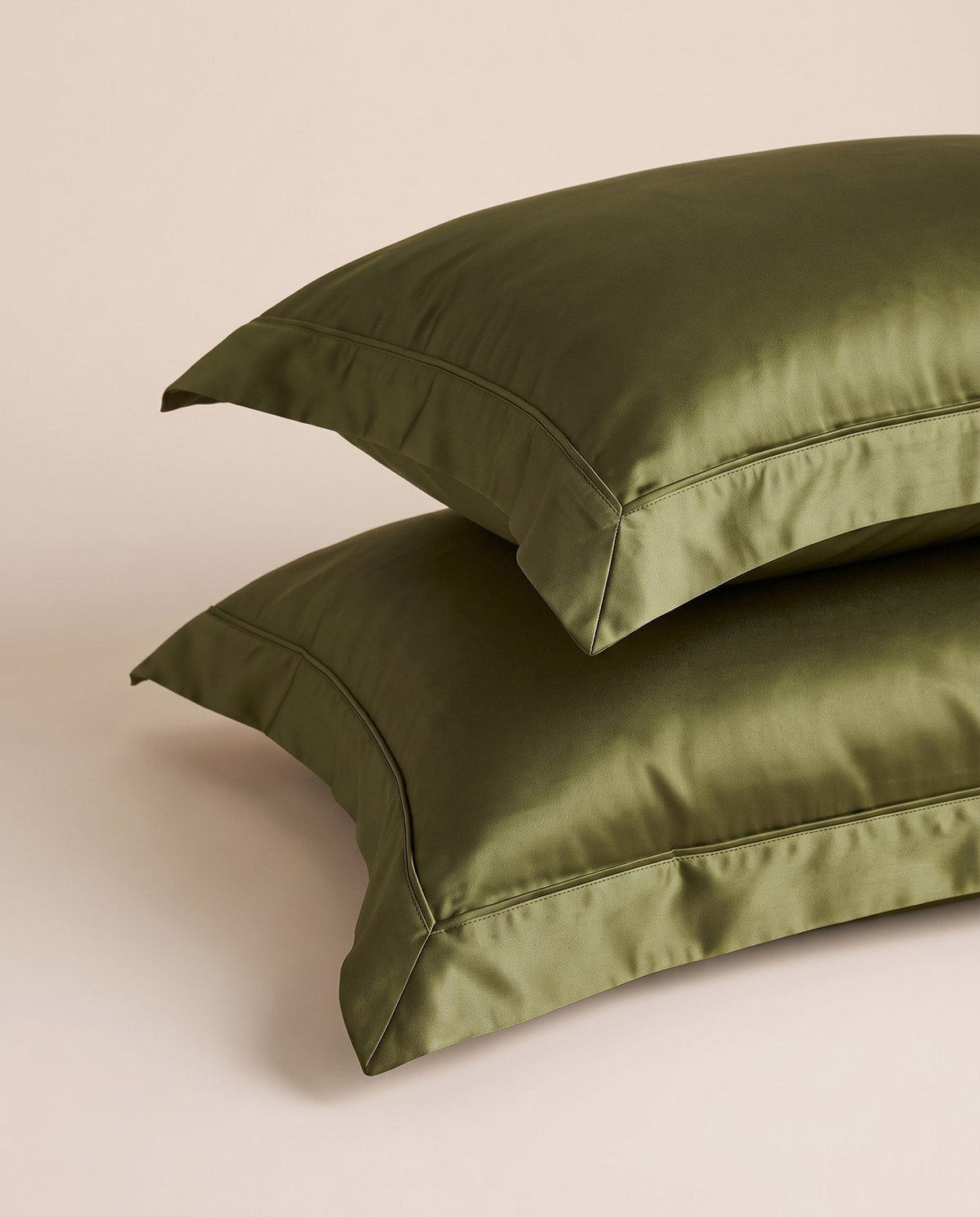 TESSERA Prestige Basic Line - Oxford Pillow Case Set - Olive