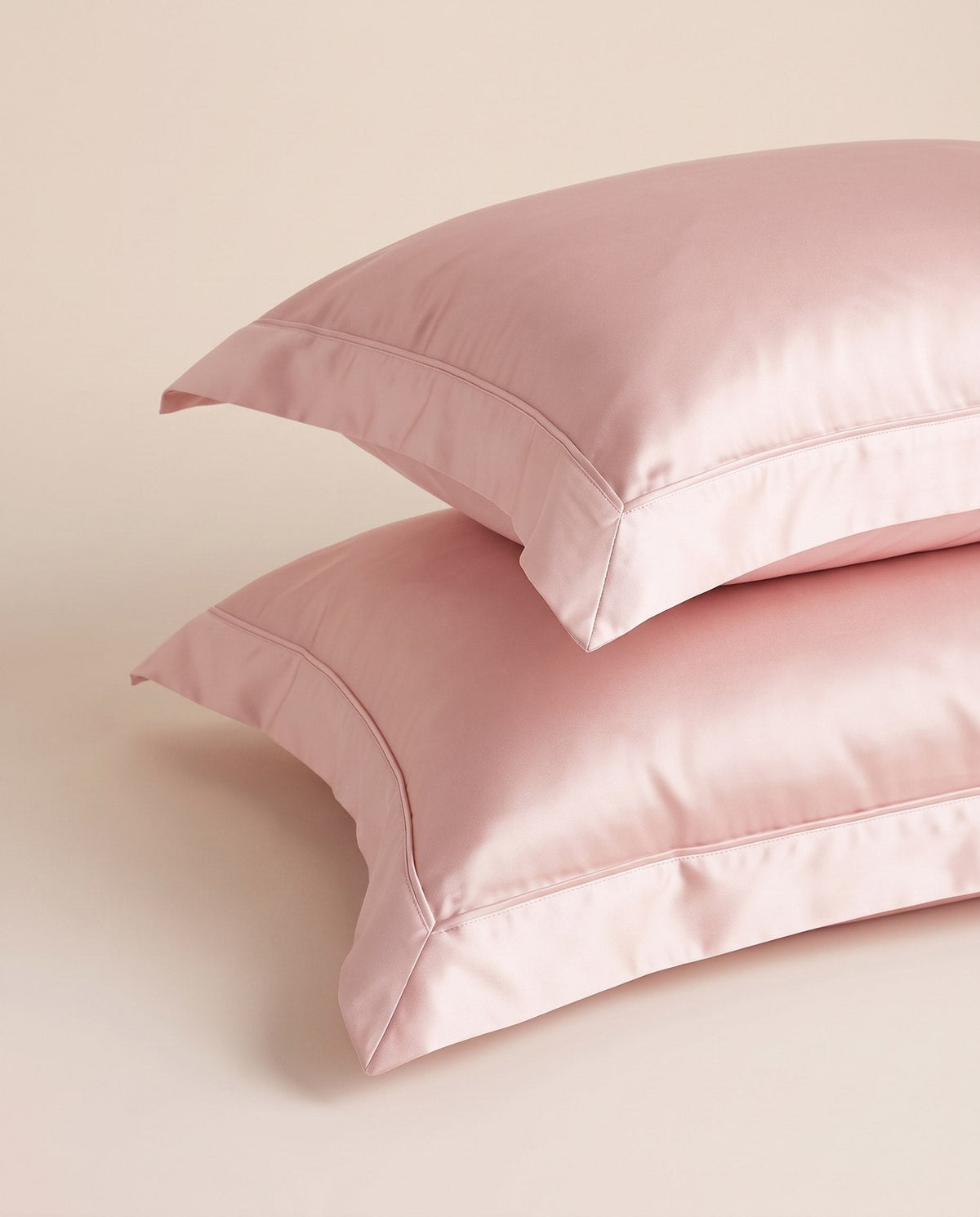 TESSERA Prestige Basic Line - Oxford Pillow Case Set - Rose Pink