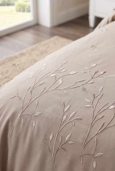 Queen Duvet Cover with Embroidery