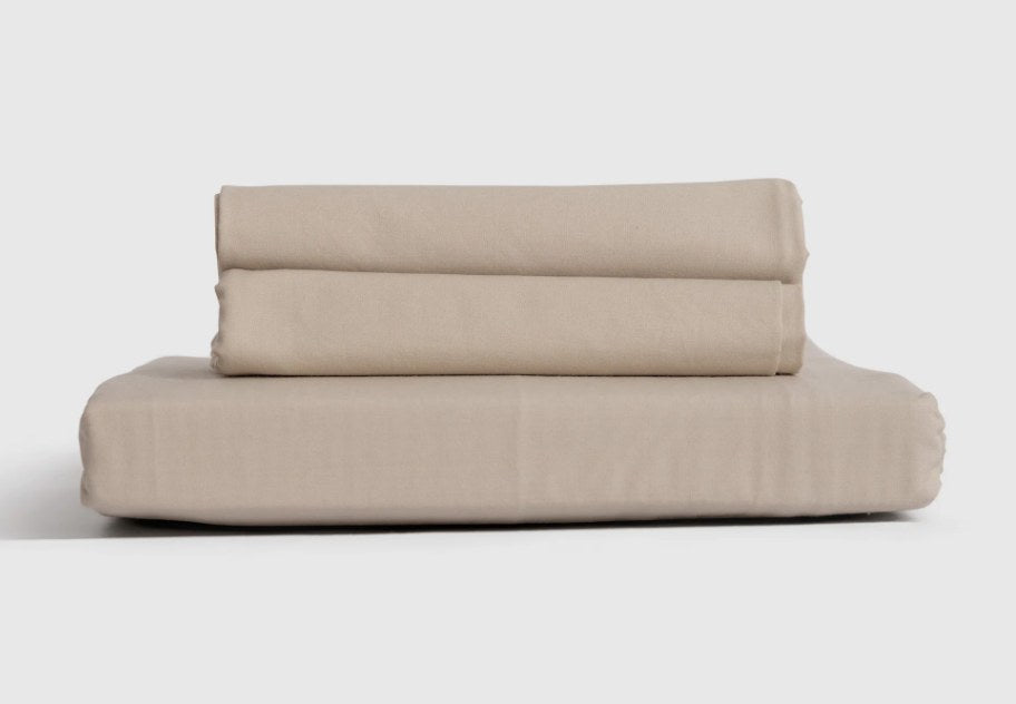 Tessera Signature Flat Sheet Set Beige