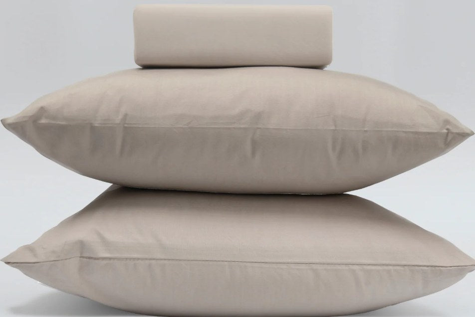 Tessera Signature Flat Sheet Set Beige