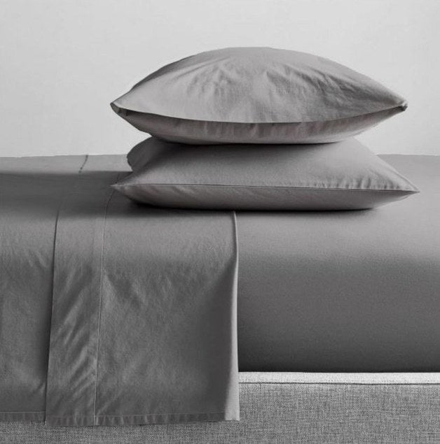 Tessera Signature Flat Sheet Set Light Grey