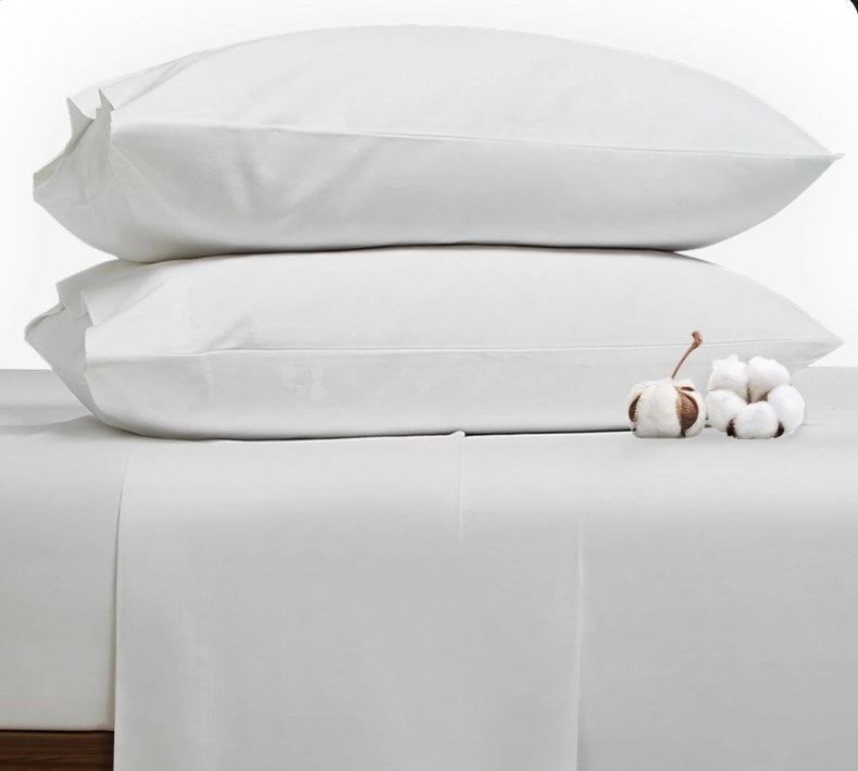 Tessera Signature Flat Sheet Set Off White
